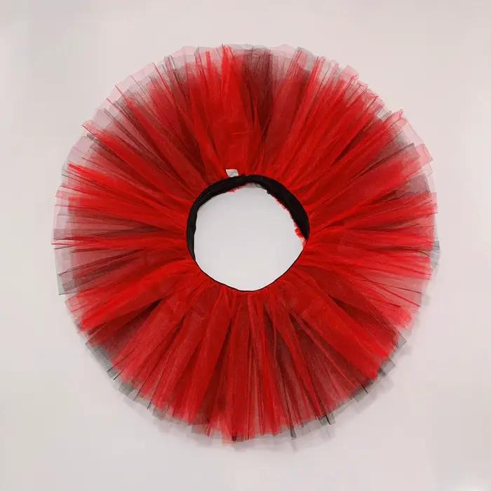 Jupe tutu courte en tulle à 5 couches pour femmes, jupe de ballet courte, élastique, pour la danse,