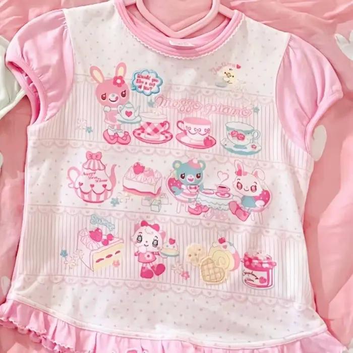 Jupes en jean vintage américaines Kawaii japonaises 2026 pour femmes, jupes décontractées à volants