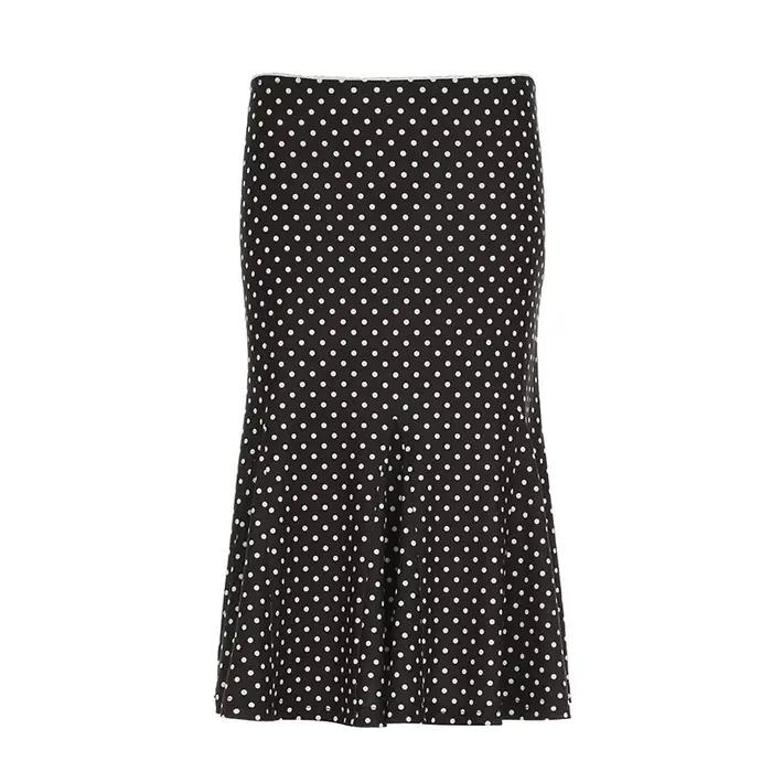 SUCHCUTE – jupe élégante à volants et pois pour femmes, jupe décontractée à taille basse pour les va