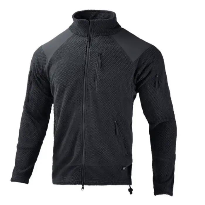 Veste polaire homme automne-hiver chaude à col montant, manteau pull, doublure pour sports de plein air, randonnée, veste tactique, vêtements d'escalade