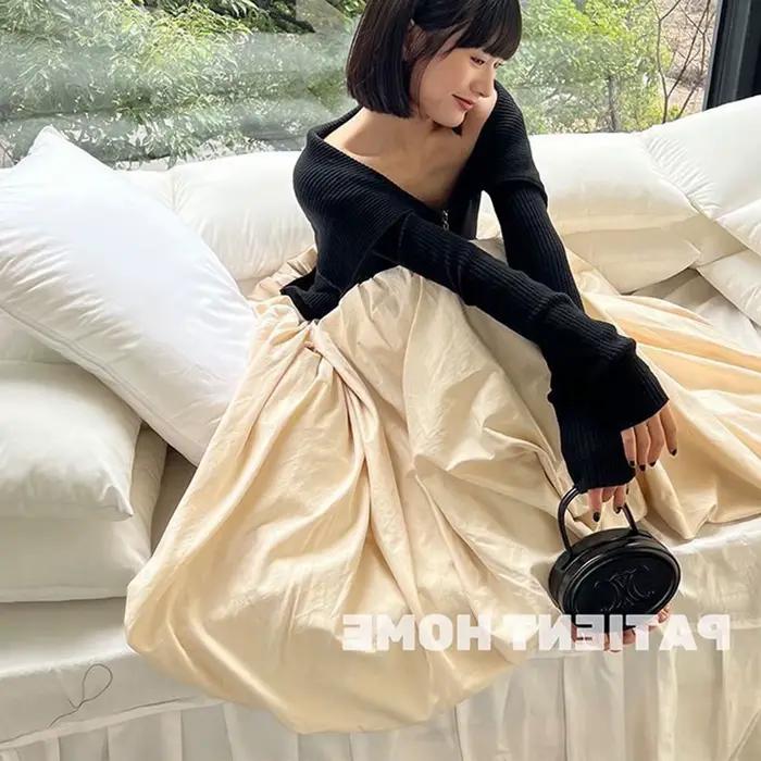 Jupe bouffante, nouvelle jupe parapluie printemps 2025 pour femme