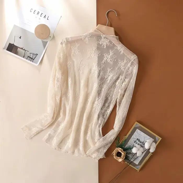 T-shirts en maille pour femmes à manches longues