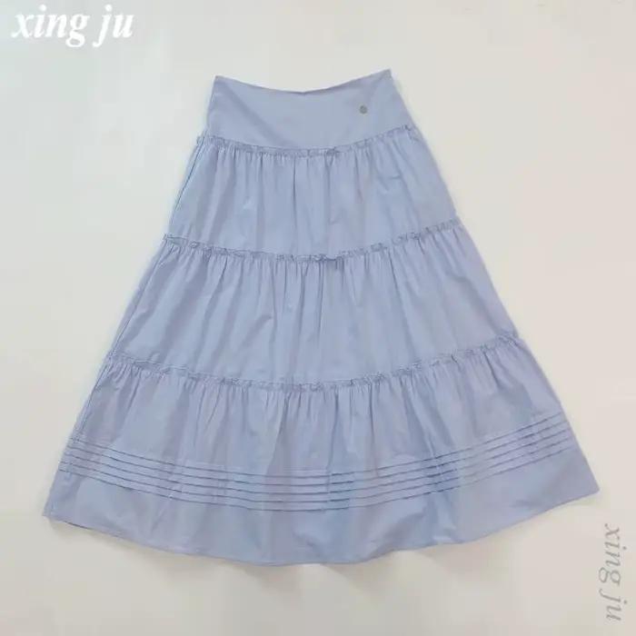 Kpop chanteur Jennie taille haute tempérament plissé gâteau jupe femmes Jazz danse Costume scène Festival fête Performance vêtements