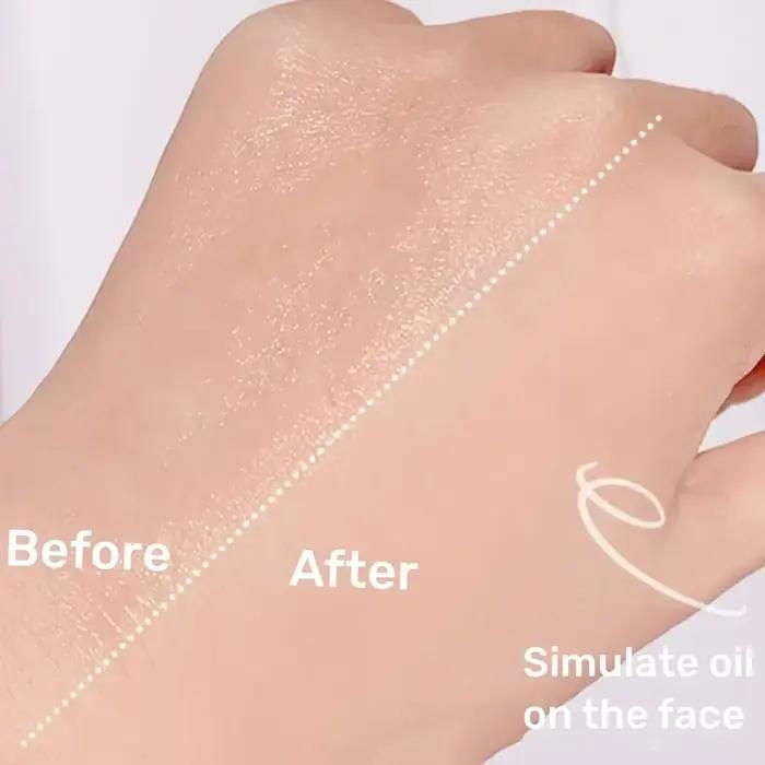 Poudre libre de grande capacité 55g, poudre de poivre naturelle durable, contrôle professionnel de l'huile, imperméable, réglage mat, maquillage