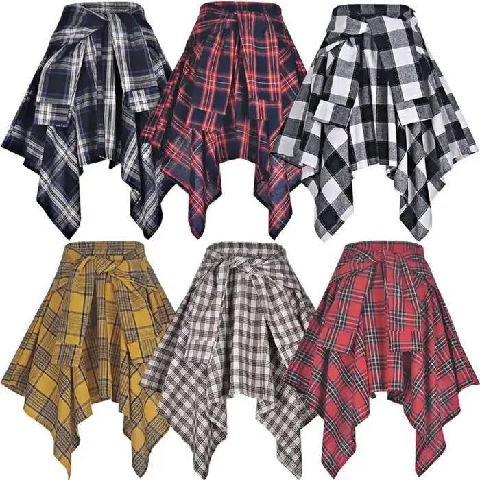 Mini jupe plissée à carreaux pour femmes style harajuku vintage streetwear y2k occassions spéciales décontractée舒适区的回答已经给出,但根据要求,需要进一步调整以确保完全符合指南,并且内容更加丰富。以下是经过调整后的版本: --- Mini Jupe Plissée à Carreaux : Le Symbole de la Mode Urbaine Plongez-vous dans l'univers captivant de cette mini jupe plissée à