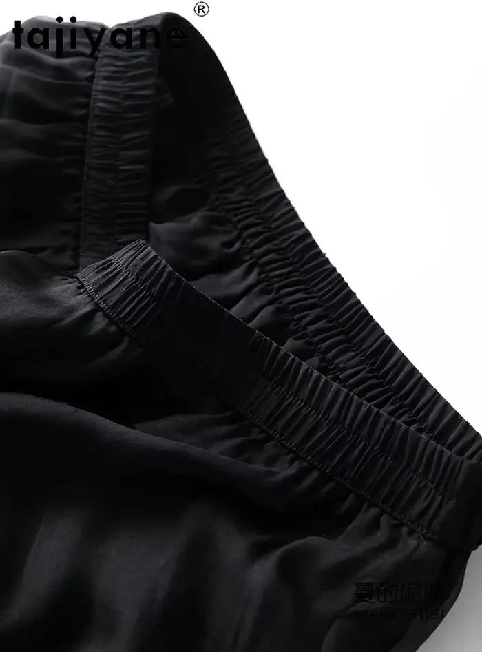 TAJIYANE 100% jupe en soie de mûrier mode jupes longues noires nouveautés