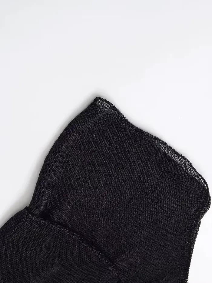 HH femmes nouvelle mode polyvalent élégant solide métallique tricoté Sexy jupe femme taille haute décontractée