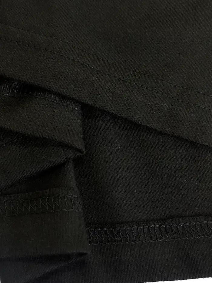 Mini T-shirt à manches courtes et col rond pour femmes
