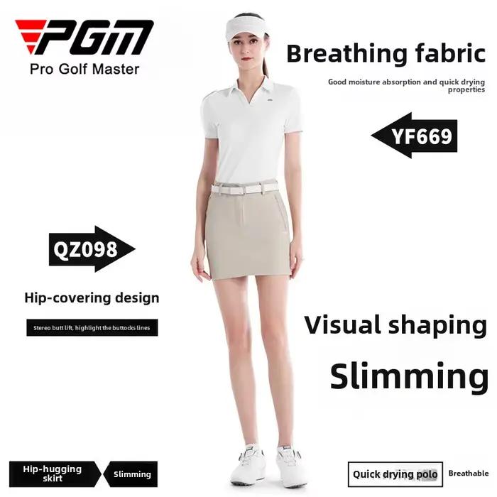 PGM Jupe de golf pour femme, jupe d'été respirante et amincissante QZ098