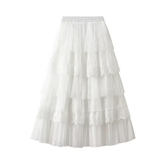 Jupe gâteau de sable amincissante taille haute pour femmes