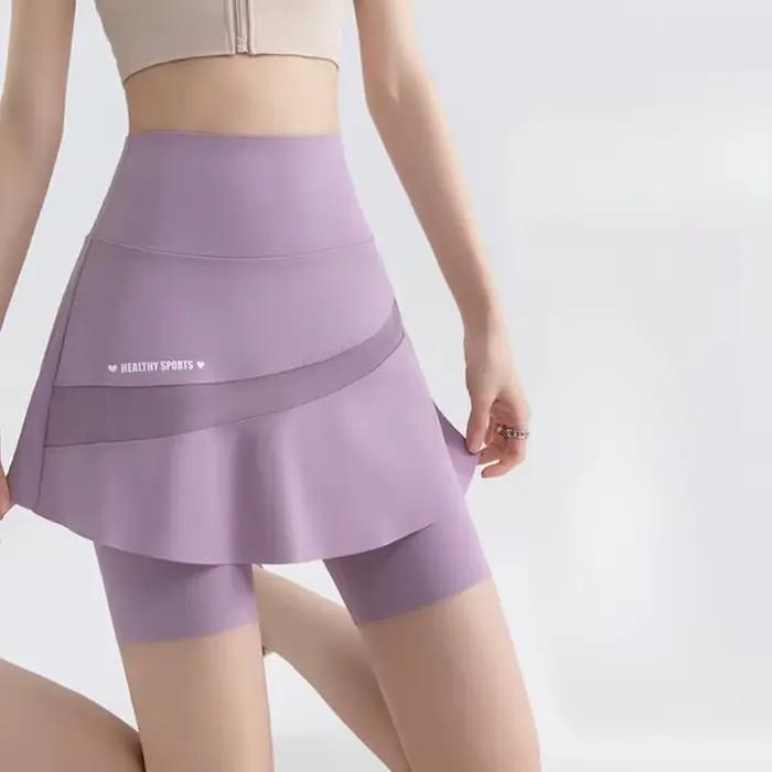 Faux deux pantalons jupe courte avec poches d'été
