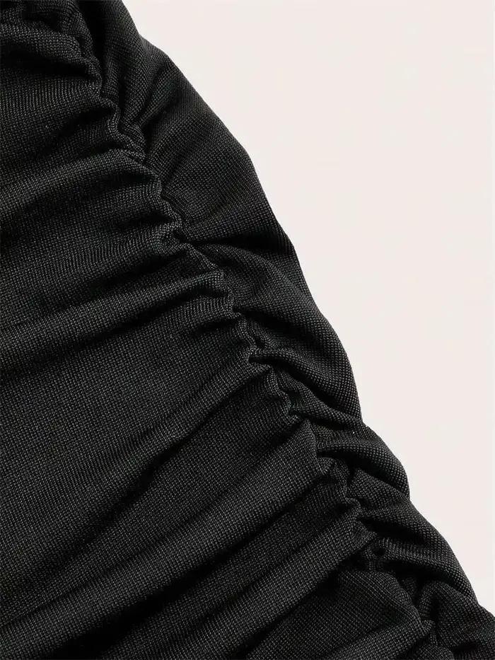 Jupe Longue Sirène Élégante Taille Haute Polyvalente Pour Femmes Occasions Spéciales Automne Hiver