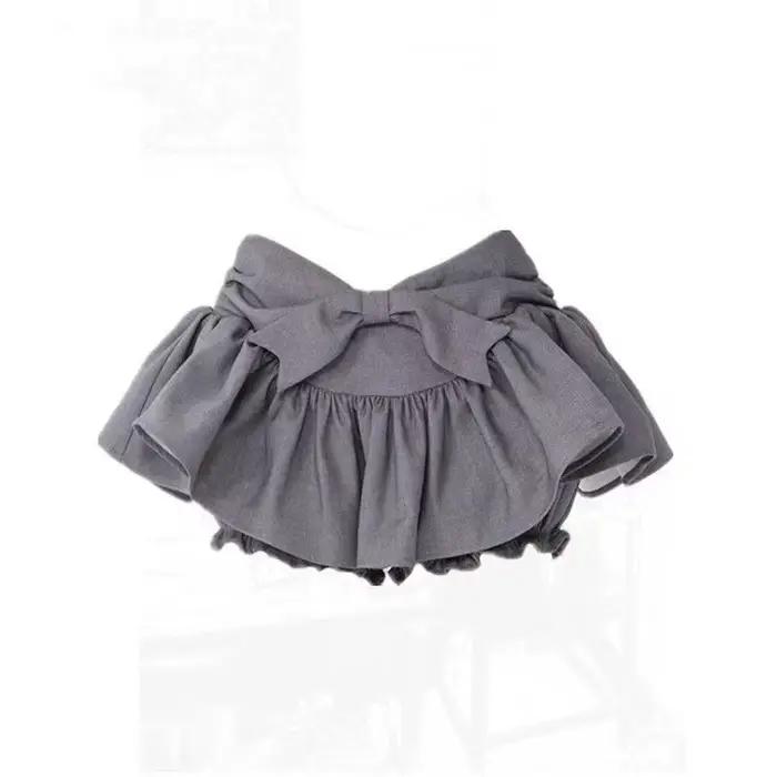 Sukapan jupes femmes mignon cravate Mini jupe avec short intégré taille élastique Micro-mini