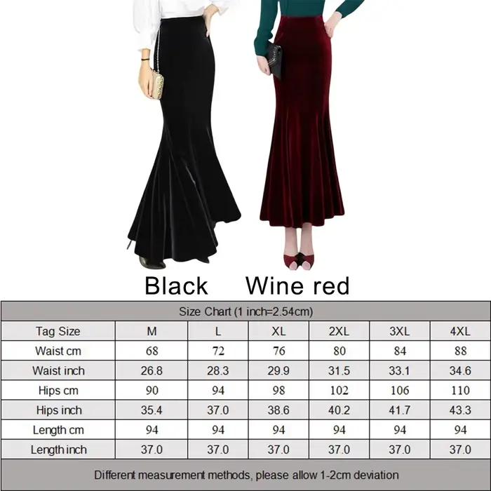 Nouvelle jupe en velours pour femmes mode mince