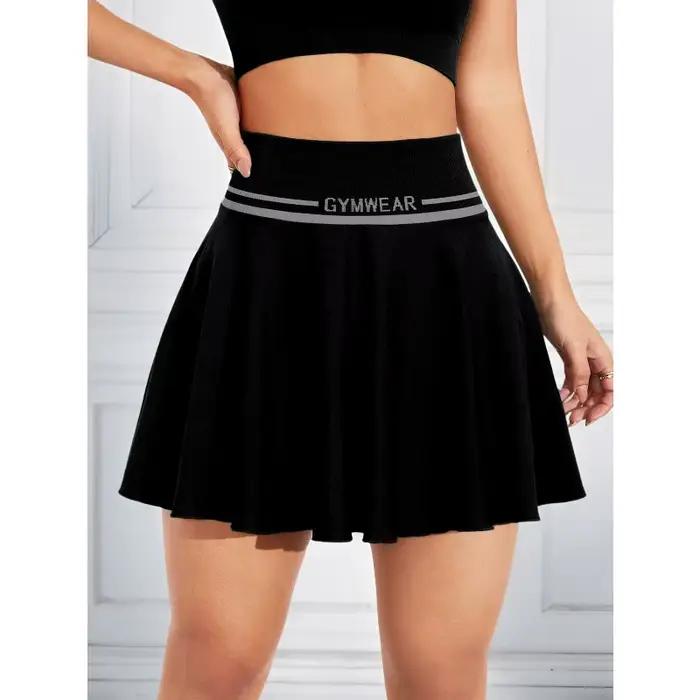 Jupe courte de Tennis à Badminton en tricot sans couture pour femmes
