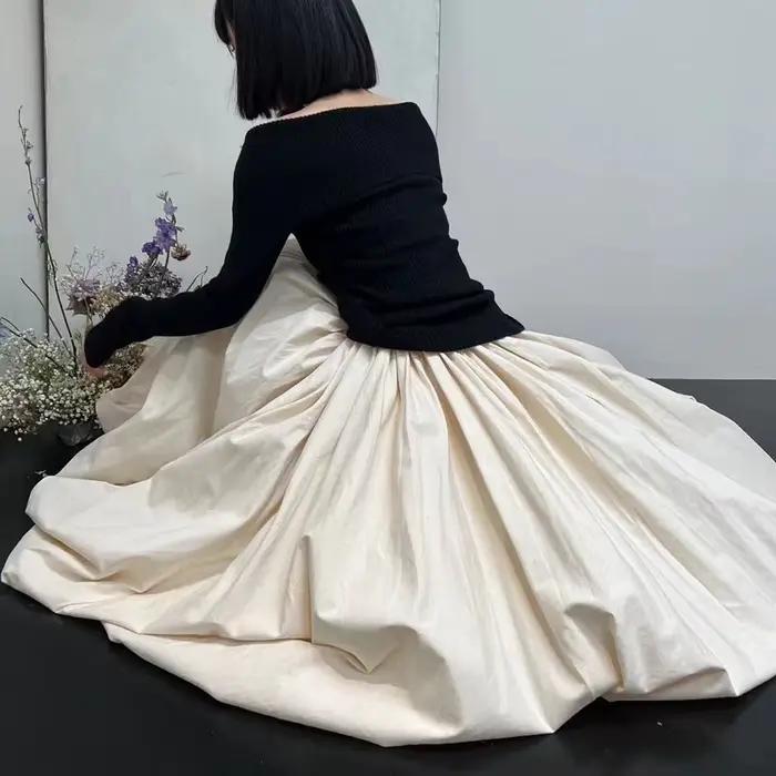 Jupe bouffante, nouvelle jupe parapluie printemps 2025 pour femme