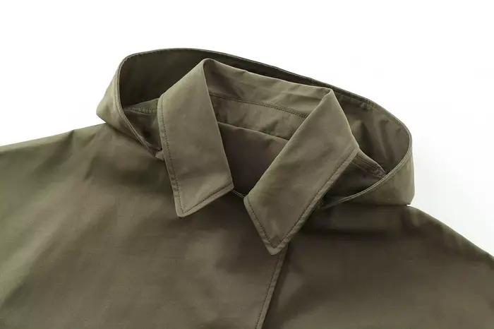 MUJER Trench Coat à capuche pour femme Coupe-vent à manches longues pour femme Nouveau en manteaux et vestes pour femme Manteaux d'hiver Femme Trench