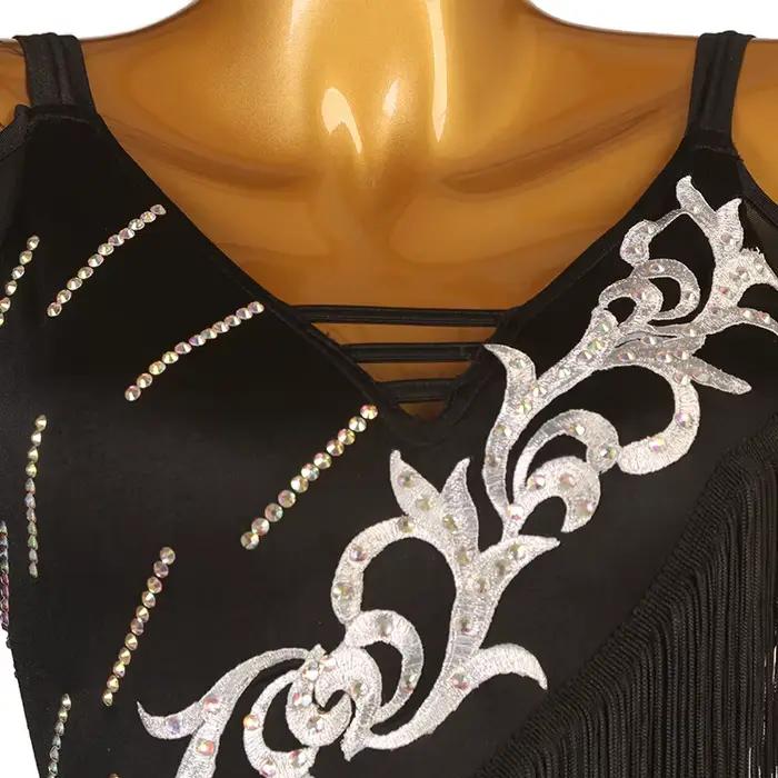 Jupe de brevLatine Noire à Manches sulfpour Femme