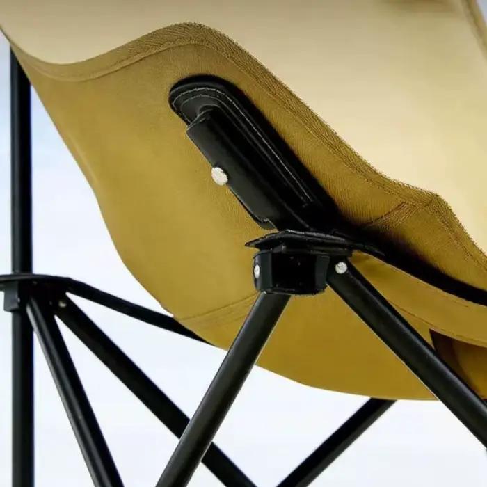 Fauteuil inclinable portable pour la pêche et les activités de plein air, chaise pliante de pique-nique avec accoudoirs, chaise d'extérieur, chaise longue pour maquilleuse, chaises de patio, mobilier