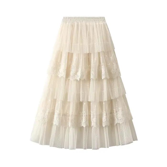 Jupe gâteau de sable amincissante taille haute pour femmes