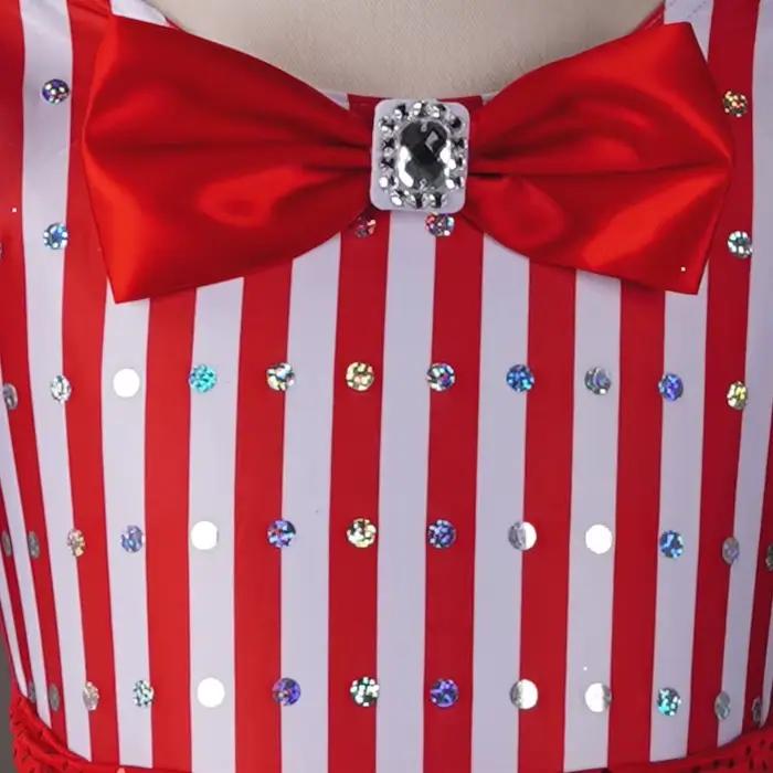 Jupe de danse en Lycra et élasthanne pour filles, tutu scintillant, ballet, mignon, occasion spéciale, compétition de danse, présentation