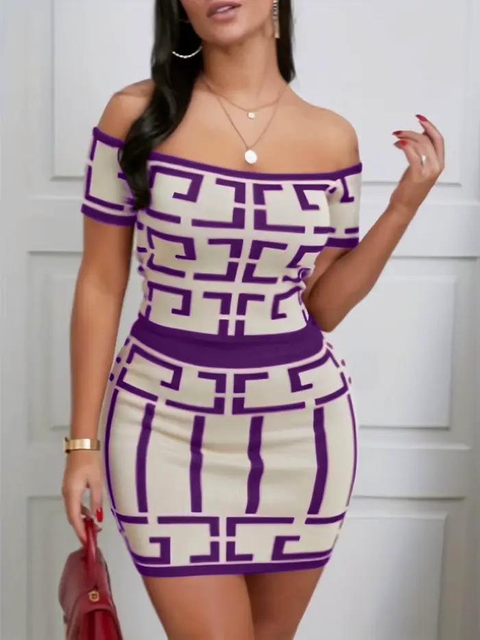 Ensemble haut court et jupe courte moulante pour femme