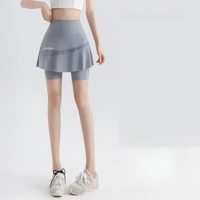 Faux deux pantalons jupe courte avec poches d'été