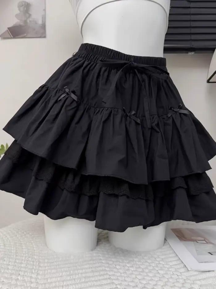 Grande taille gros mm pur blanc gâteau jupe dentelle mignon ballet style niche