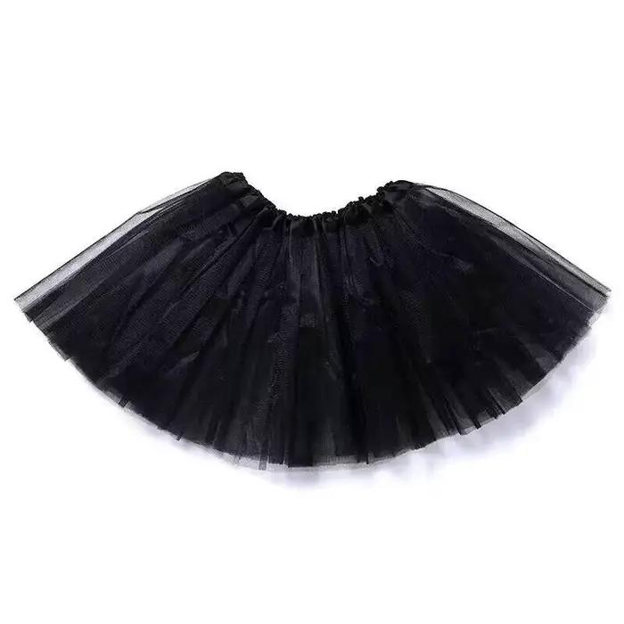 Jupe Tutu en Tulle pour Femmes et Filles, Jupe de Danse Classique, Mini-Jupe Courte, Jupon Vintage, Jupon de Ballet en Maille Superposée Occasions Spéciales
