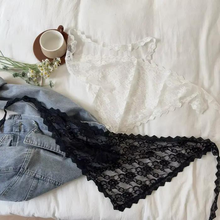 VENTE FLASH 2025! Jupe Y2K en dentelle et tulle pour femme