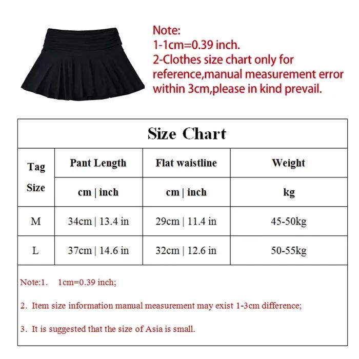 Jupe courte évasée noire polyvalente taille basse style A-line pour filles
