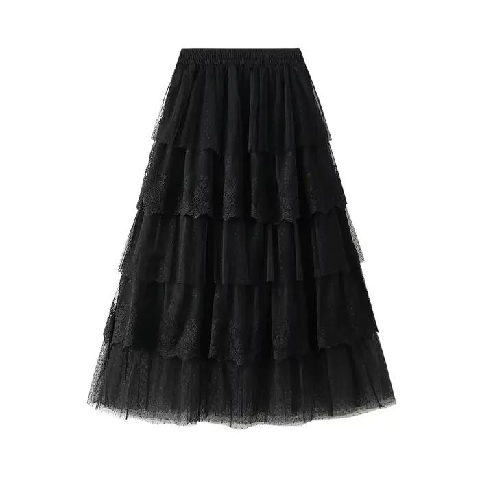Jupe gâteau de sable amincissante taille haute pour femmes