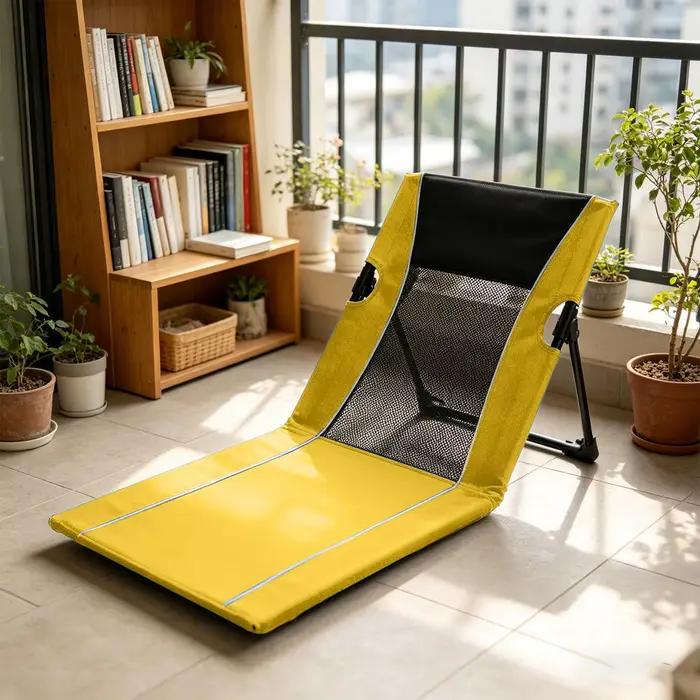Chaises de plage pliables, chaises longues de piscine, chaises pliantes de camping en plein air, chaises de jardin avec tapis de sol, sièges pliants avec sac de transport