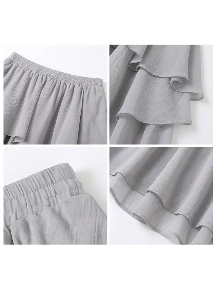 CHIC VEN Nouvelle Jupe Femme Design Innovant Taille Élastique