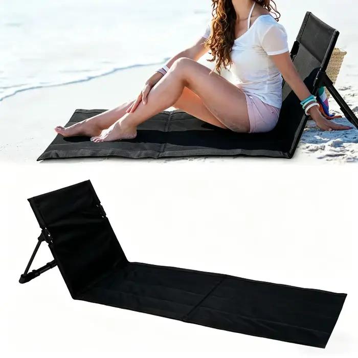 Chaise de sol pliable d'extérieur, chaise longue pliable pour le jardin, le parc et le pique-nique