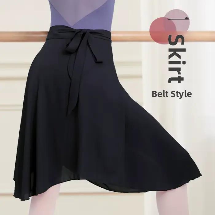 Jupe de danse de ballet pour adulte avec ceinture