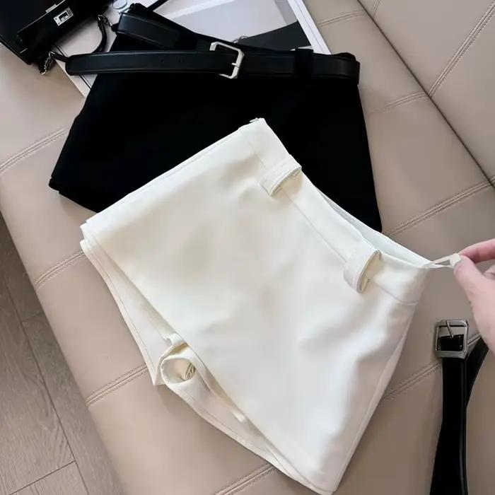 Jupes de bureau noires et blanches pour femmes
