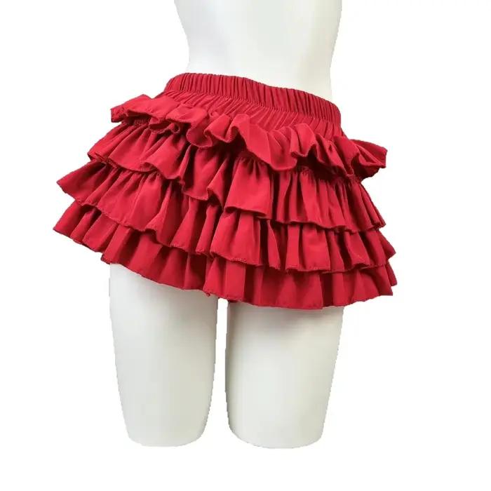 Demi-jupe décorée de gâteau de Style princesse