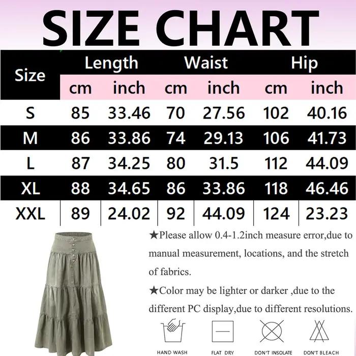Jupe en jean femme Boho élégant à volants grand ourlet a-ligne décontracté mode