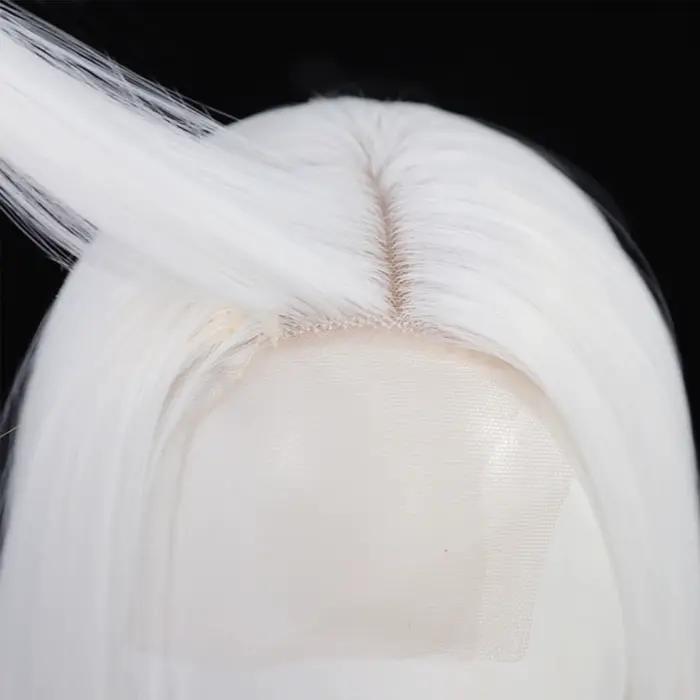 Perruque longue et droite de 100cm/40 pouces, perruque synthétique blanche, perruque blonde pour femmes, perruque longue pour cosplay, perruque rose, perruque longue noire