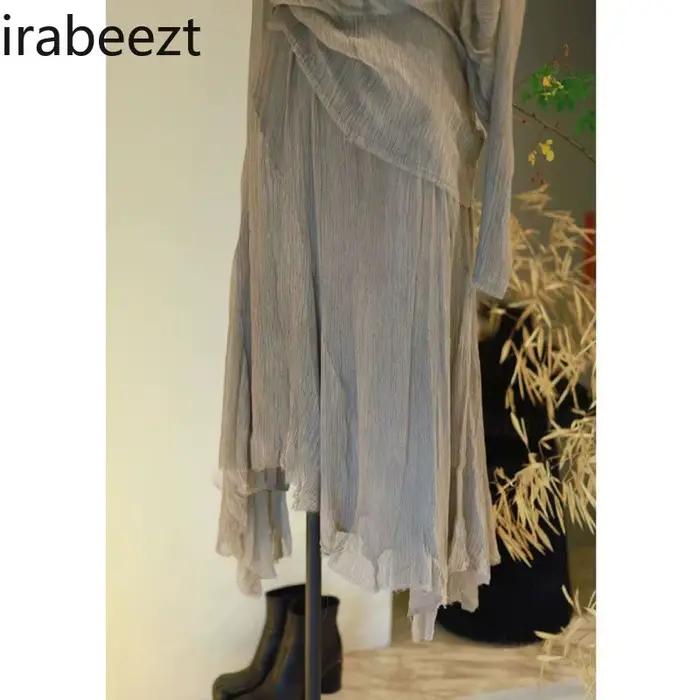 Petite jupe amincissante pour femmes, ensemble jupe Chic européenne de qualité supérieure, tenue flatteuse avec Texture à la mode
