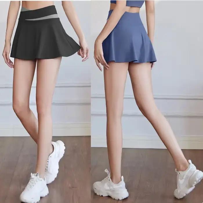 Jupe de sport élastique à séchage rapide pour femme