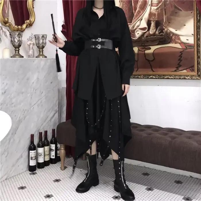 Jupe Steampunk gothique vintage victorienne pour femmes