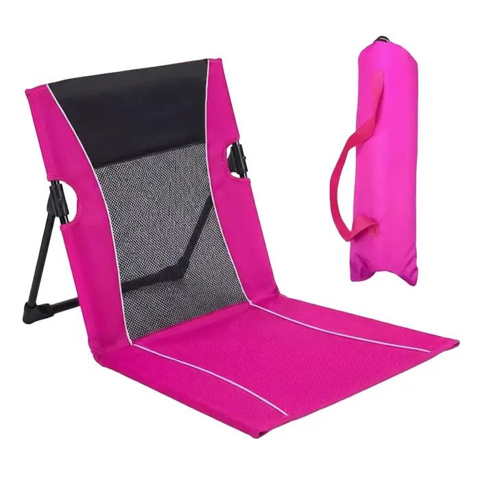 Chaises de plage pliables, chaises longues de piscine, chaises pliantes de camping en plein air, chaises de jardin avec tapis de sol, sièges pliants avec sac de transport