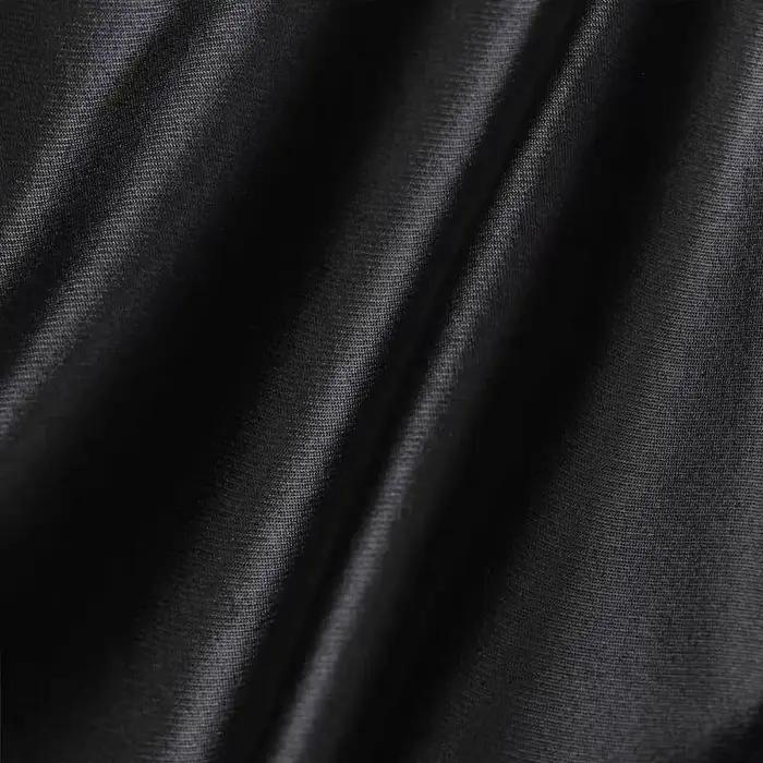 Jupe mi-longue en similicuir texturé taille haute pour femmes