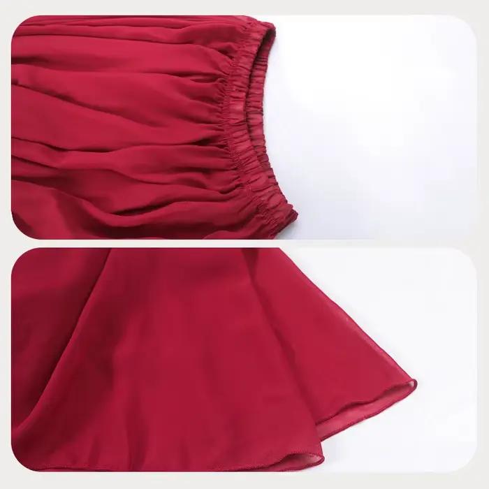 Jupe de Ballet Longue en Mousseline de Soie pour Femme Occasions Spéciales Pratique de Danse Fête Élégante à Offrir