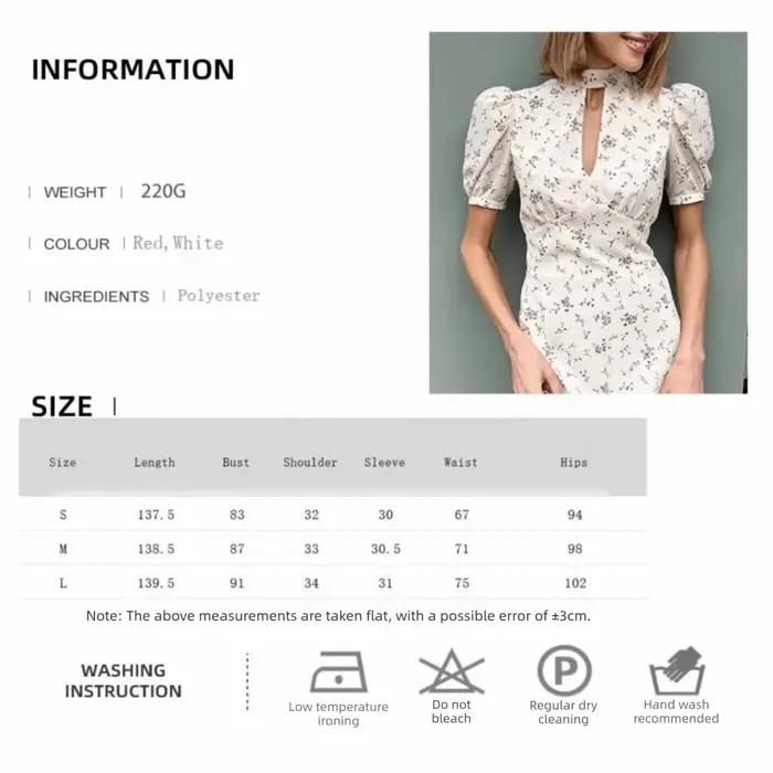 Robe longue élégante imprimée, respirante et fluide, taille haute, pour femme
