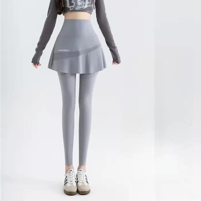 Faux deux pantalons jupe courte avec poches d'été