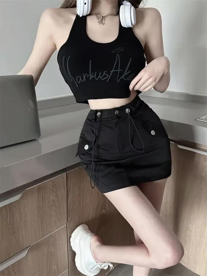 Mini femme jupe Gyaru jupes pour femmes courte Sexy Coquette vêtements ventes Y2k Vintage 2025 tendance Chic et élégant été pas cher