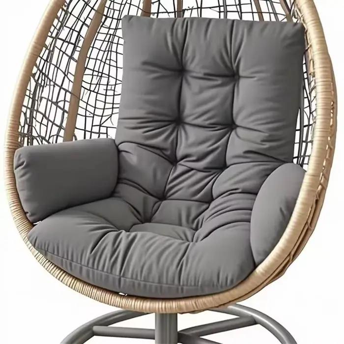 Coussin de chaise à bascule en forme d'œuf pour hamac, disponible pour la décoration de jardin et de salon (sans siège suspendu) Cojin